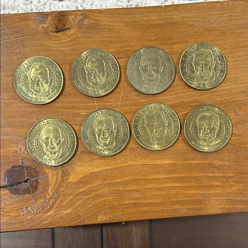 Sunoco Presidential Coin Series 2000 (8 Coins) 1953-2001